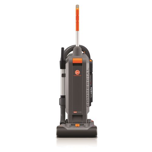 Hoover Commercial® Hushtone® 13 Inch Upright Vacuum, Bagged, On-Board Tools & Hose